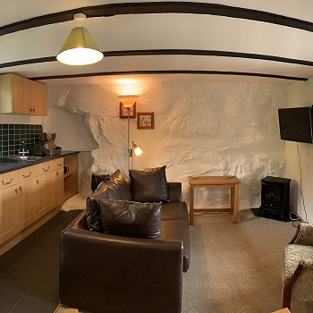 Barn and Hayloft Living Area - self catering accommodation