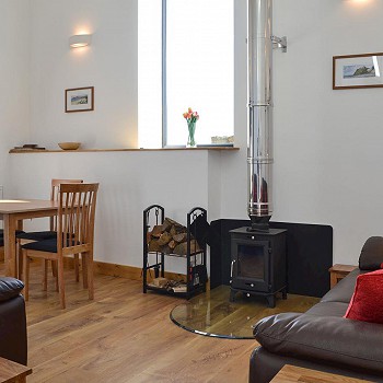 Granary - living area - self catering accommodation