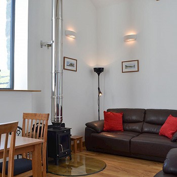 Granary - living area - self catering accommodation